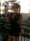 Black Mini Dress - PepperMayo