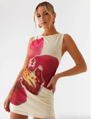Happy Hour Mini Dress, Yellow - Peppermayo