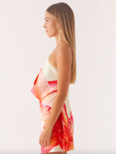 Aiva Mini Dress, Yellow Floral - PepperMayo